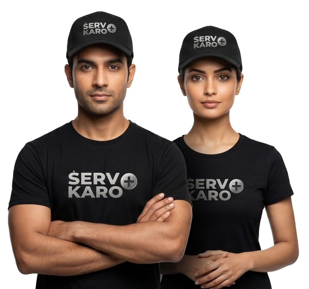 ServKaro certified AC repair technician ready for doorstep service in Noida